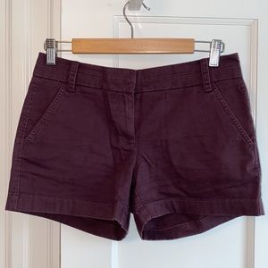 J. Crew Eggplant/Purple Chino Shorts - 2